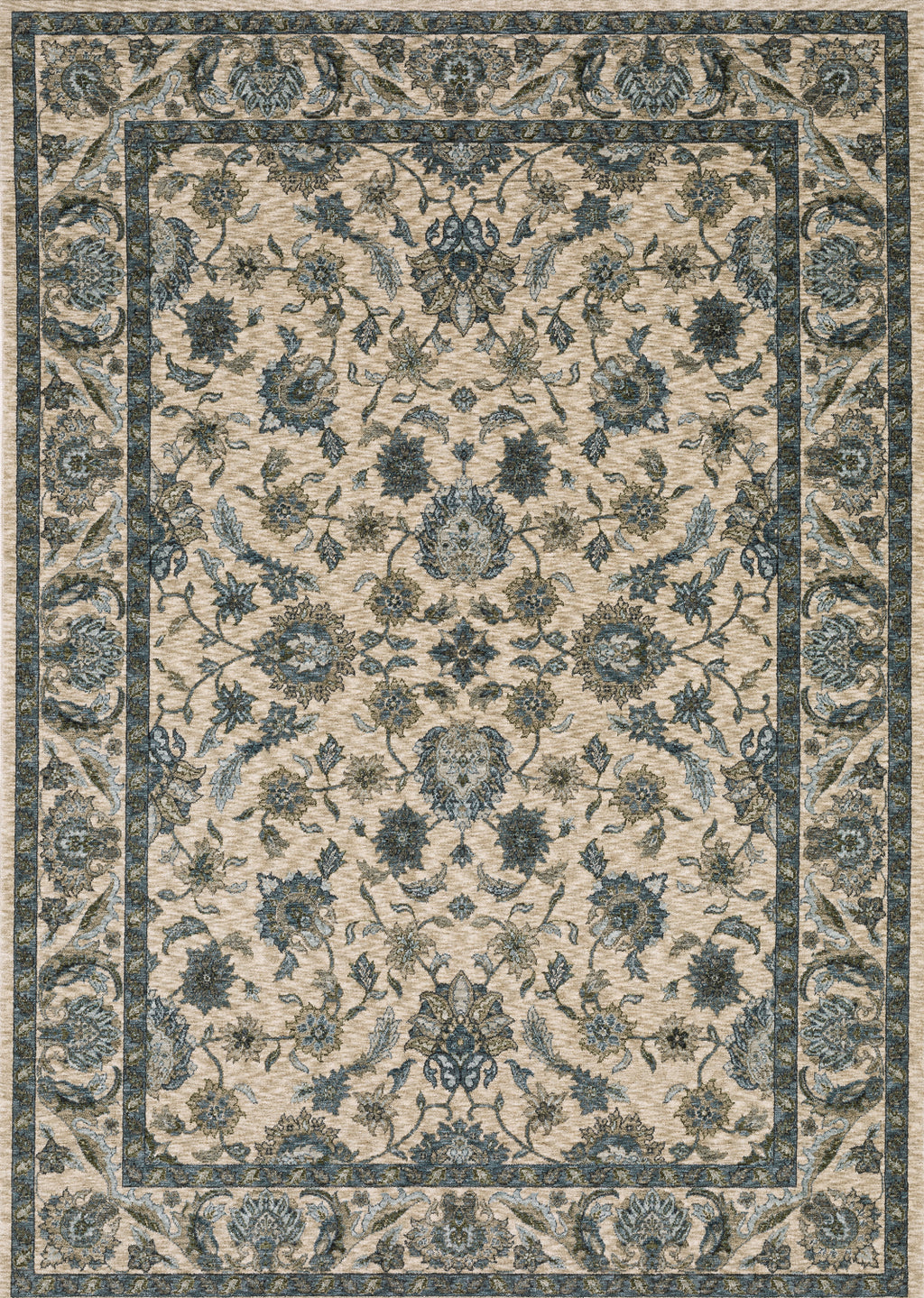 Oriental Weavers ABERDEEN 070I1 Beige/ Blue Area Rug main image