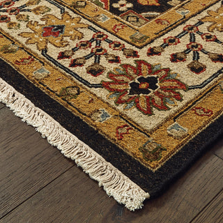 Tommy Bahama Angora 12302 Black Ivory Area Rug 