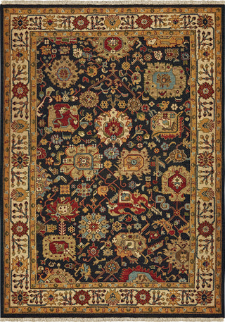 Tommy Bahama Angora 12302 Black Ivory Area Rug 