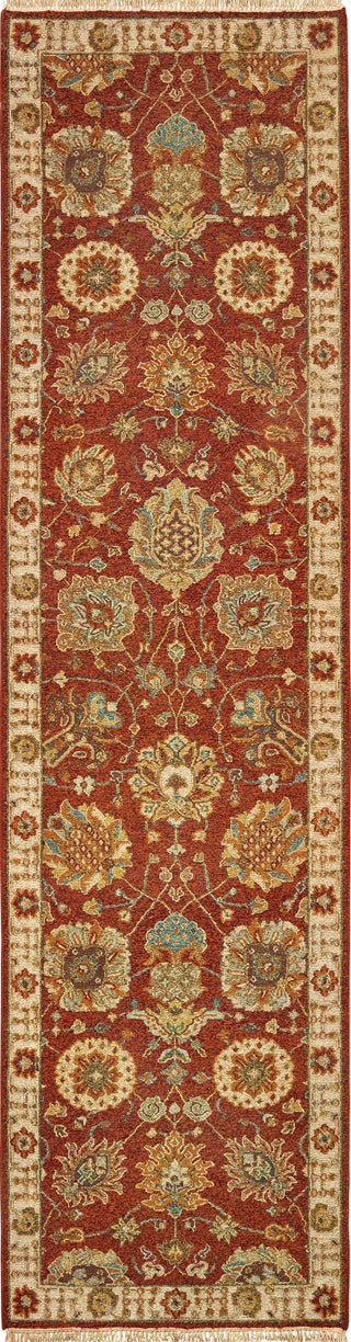 Tommy Bahama Angora 12303 Rust Ivory Area Rug 
