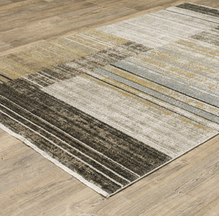 Oriental Weavers Bauer 090N2 Beige/Charcoal Area Rug 
