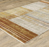 Oriental Weavers Bauer 090R2 Rust/Gold Area Rug 