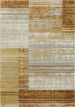 Oriental Weavers Bauer 090R2 Rust/Gold Area Rug 