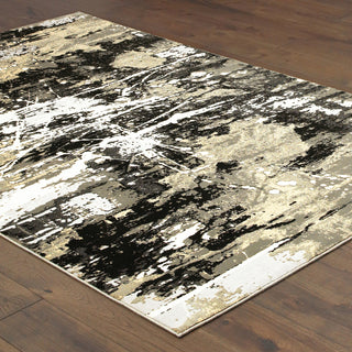 Oriental Weavers Bowen 109E2 Black Gold Area Rug 