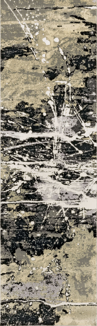 Oriental Weavers Bowen 109E2 Black Gold Area Rug 