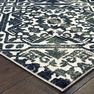 Oriental Weavers Bowen 5506E Navy Ivory Area Rug 