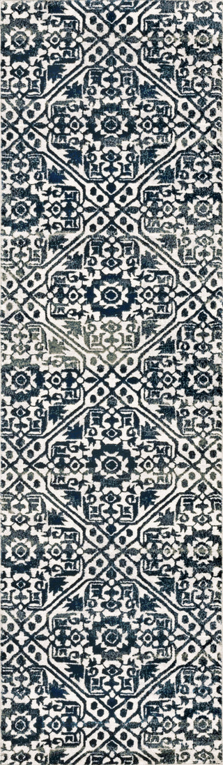 Oriental Weavers Bowen 5506E Navy Ivory Area Rug 