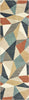 Oriental Weavers Carson 9659B Blue Orange Area Rug 