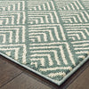 Oriental Weavers Carson 9667C Blue Ivory Area Rug 