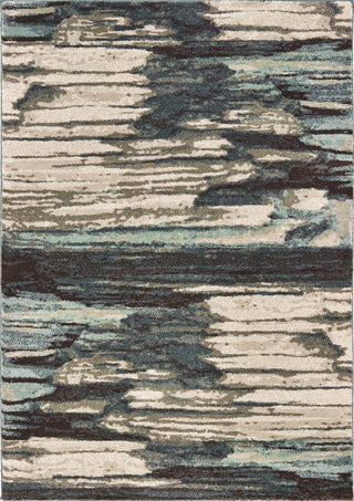 Oriental Weavers Carson 9675A Blue Ivory Area Rug 