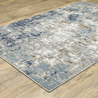 Oriental Weavers Easton 011E3 Blue/Ivory Area Rug 