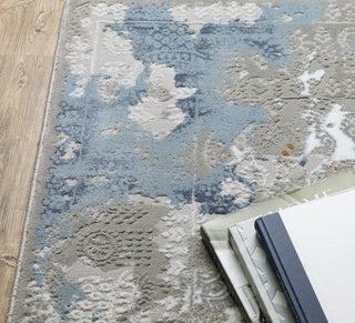 Oriental Weavers Easton 3313Q Beige/Blue Area Rug 