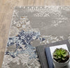 Oriental Weavers Easton 7111F Grey/Blue Area Rug 