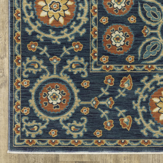 Oriental Weavers Francesca FR11B Blue/Rust Area Rug 