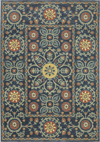 Oriental Weavers Francesca FR11B Blue/Rust Area Rug 
