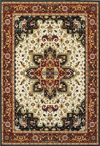 Oriental Weavers Kashan 096W1 Red/ Ivory Area Rug 