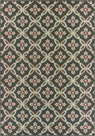 Oriental Weavers Latitude 1904K Grey Orange Area Rug 