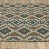 Oriental Weavers Latitude 002X3 Grey Orange Area Rug 