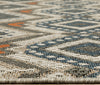 Oriental Weavers Latitude 002X3 Grey Orange Area Rug 