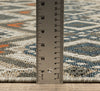 Oriental Weavers Latitude 002X3 Grey Orange Area Rug 