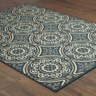 Oriental Weavers Latitude 609B3 Blue Grey Area Rug 