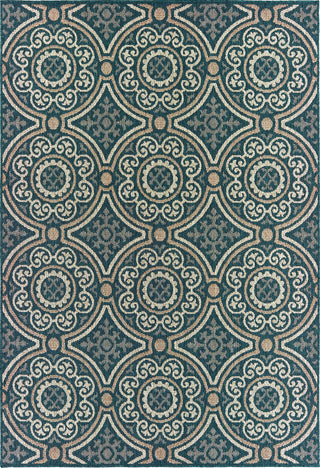 Oriental Weavers Latitude 609B3 Blue Grey Area Rug 