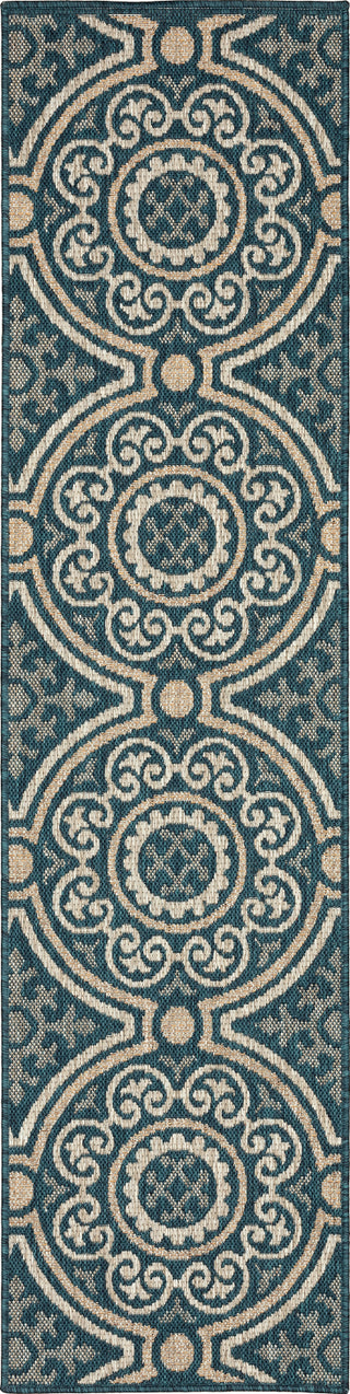 Oriental Weavers Latitude 609B3 Blue Grey Area Rug 