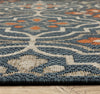 Oriental Weavers Latitude 709B3 Blue Orange Area Rug 