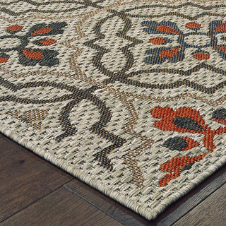 Oriental Weavers Latitude 709Y3 Grey Orange Area Rug 