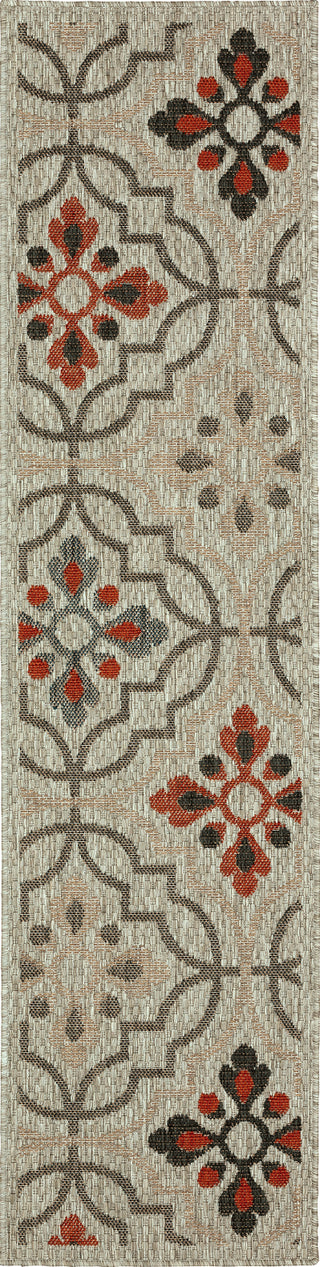 Oriental Weavers Latitude 709Y3 Grey Orange Area Rug 