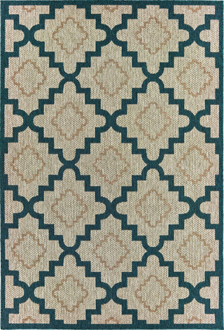 Oriental Weavers Latitude 804I3 Grey Blue Area Rug 