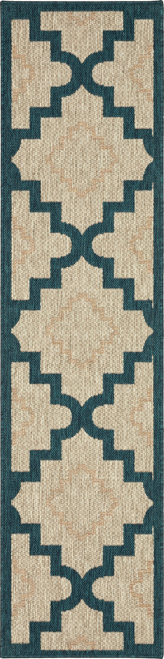 Oriental Weavers Latitude 804I3 Grey Blue Area Rug 