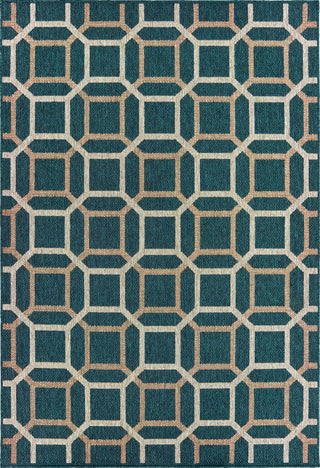 Oriental Weavers Latitude 806B3 Blue Grey Area Rug 