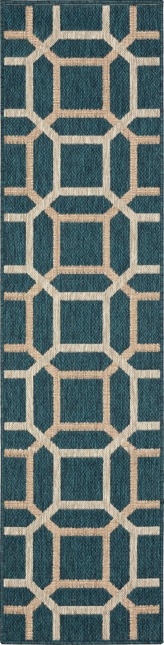 Oriental Weavers Latitude 806B3 Blue Grey Area Rug 