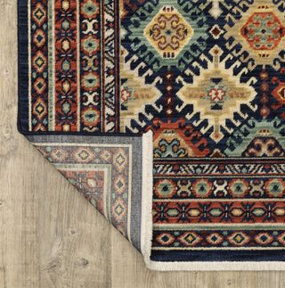 Oriental Weavers Lilihan 003B6 Navy/Multi Area Rug 