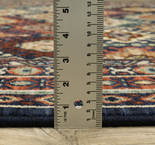 Oriental Weavers Lilihan 003B6 Navy/Multi Area Rug 