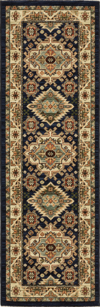 Oriental Weavers Lilihan 532B6 Navy/Multi Area Rug 