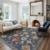 Oriental Weavers Lucca 2863B Blue/Multi Area Rug Lifestyle Image Feature