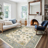 Oriental Weavers Lucca 846H1 Ivory/Blue Area Rug Lifestyle Image Feature