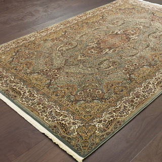 Oriental Weavers Masterpiece 502L2 Blue Gold Area Rug 