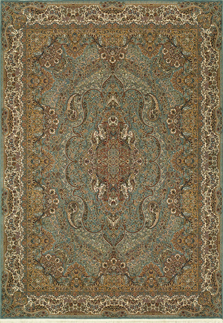 Oriental Weavers Masterpiece 502L2 Blue Gold Area Rug 