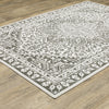 Oriental Weavers Montecito 1101W Grey/White Area Rug 