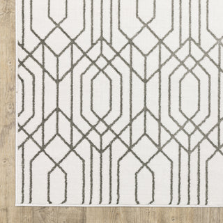 Oriental Weavers Montecito 4158W White/Grey Area Rug 
