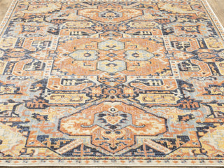 Oriental Weavers Pandora 049S7 Blue Orange Area Rug 