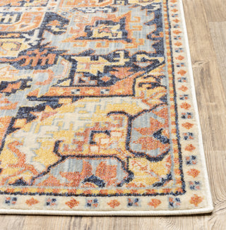 Oriental Weavers Pandora 049S7 Blue Orange Area Rug 