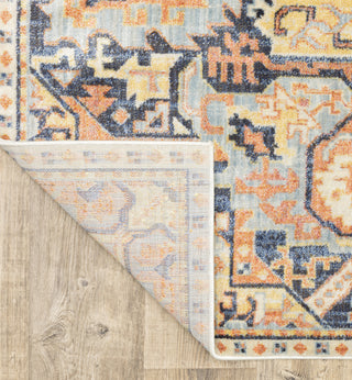 Oriental Weavers Pandora 049S7 Blue Orange Area Rug 