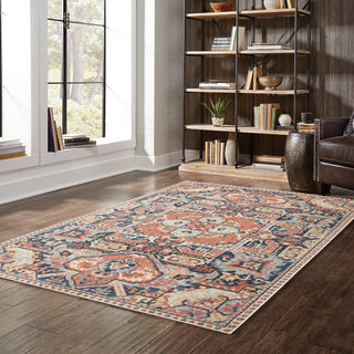 Oriental Weavers Pandora 049S7 Blue Orange Area Rug 