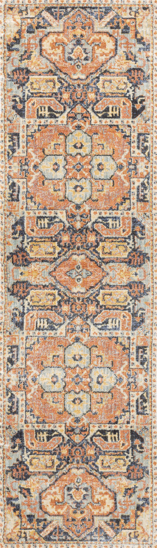 Oriental Weavers Pandora 049S7 Blue Orange Area Rug 