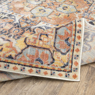 Oriental Weavers Pandora 049S7 Blue Orange Area Rug 