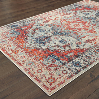 Oriental Weavers Pandora 070W7 Blue Orange Area Rug 